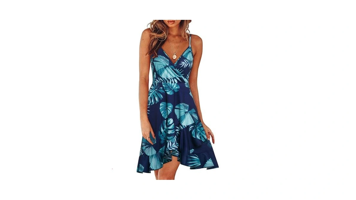 Ultranice Womens Summer Dresses Sundresses Casual Spring Trendy Flowy Wrap