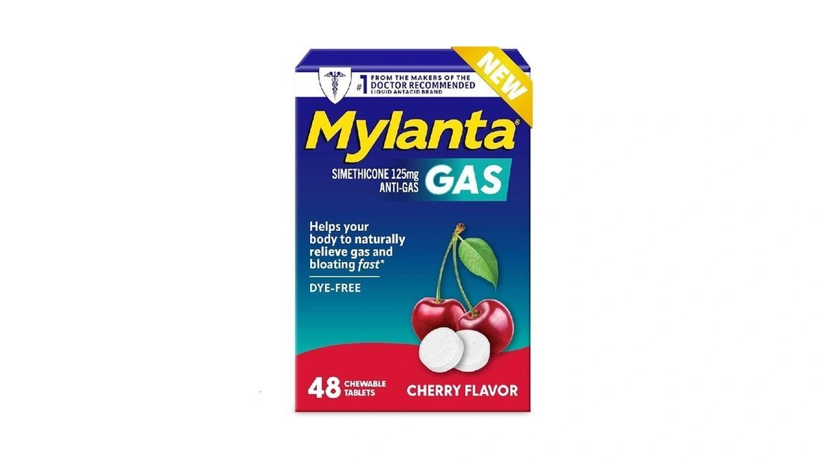 Mylanta Fast Gas Relief - Simethicone Chewable Tablets For Adults,