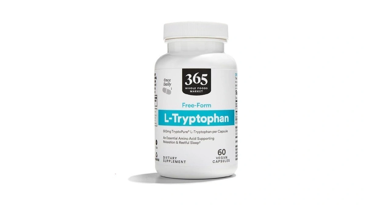 365 By Whole Foods Market, Free-form L-tryptophan 500mg, Vegan, 60