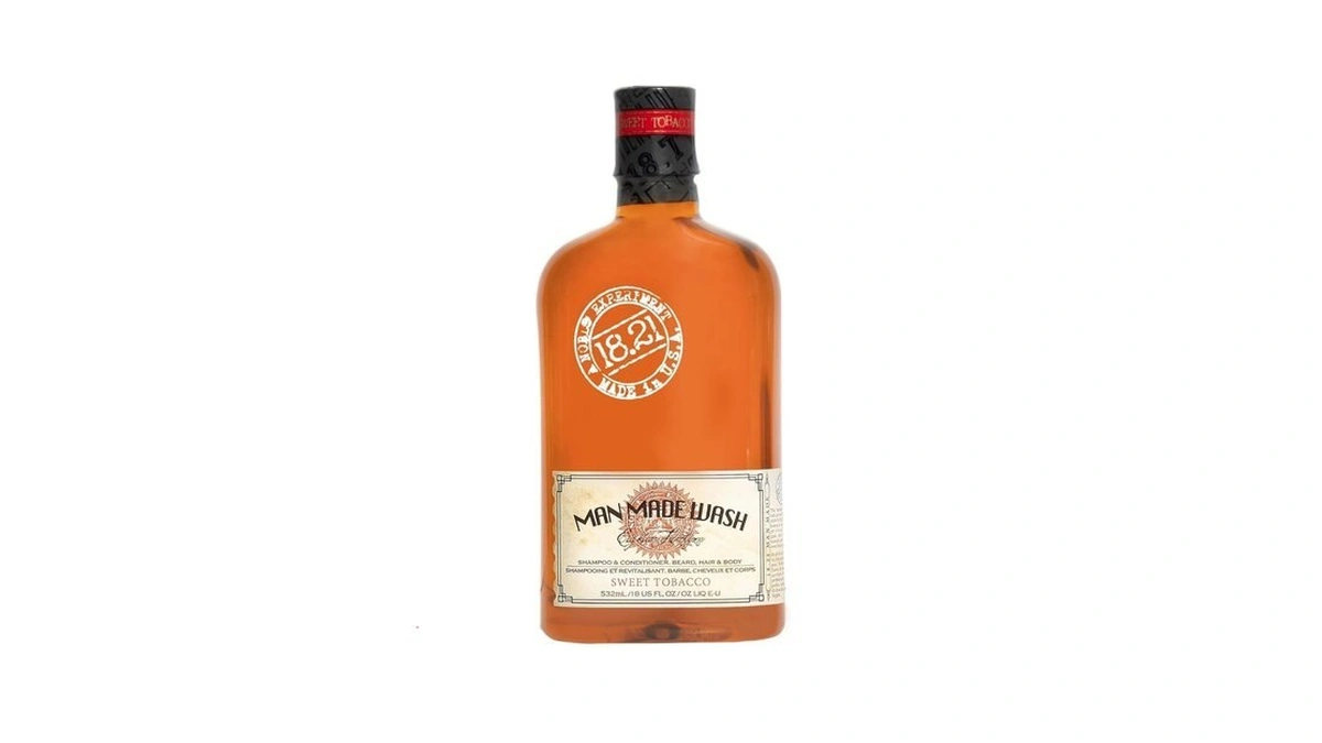 18.21 Man Made Original Sweet Tobacco 3-in-1 Body Wash, Shampoo,