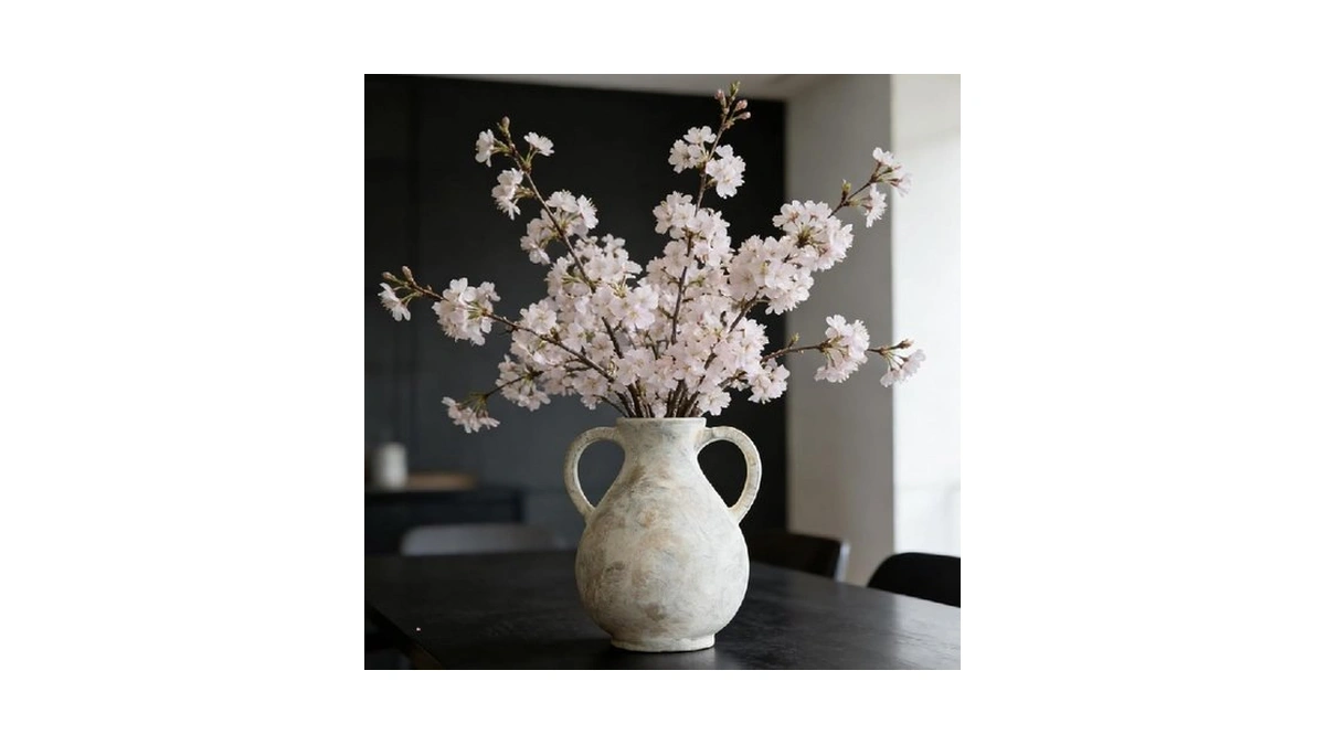Milönga Ceramic Vase Raw Terracotta Vase For Centerpieces,modern Farmhouse Rustic