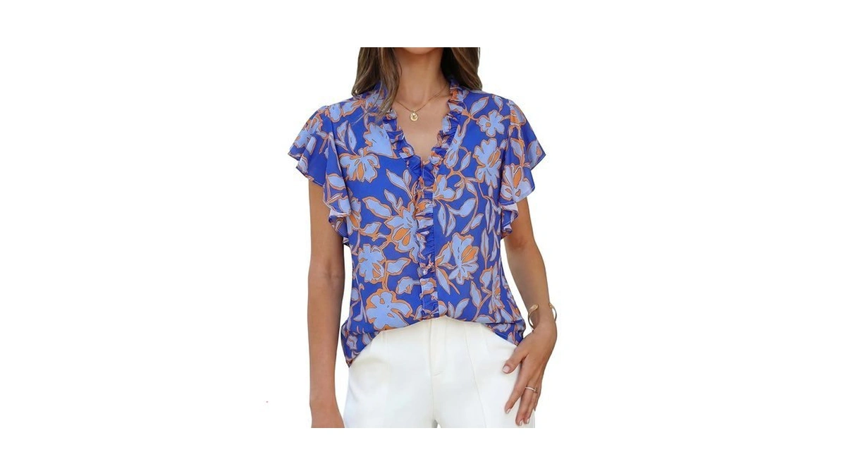 Grace Karin 2026 Boho Tops For Women Dressy Casual,ruffle Sleeve