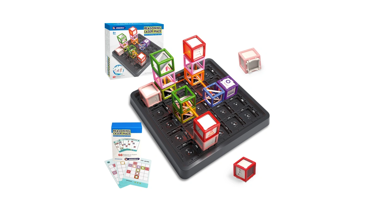 Laser Maze Reasoning Game Stem Toys For Ages 8-12, Puzzle