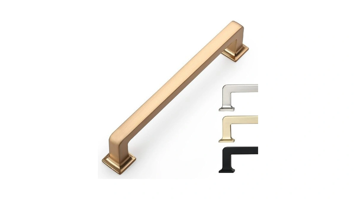 9build 10 Pack 5 Inch Cabinet Handles - Champagne Bronze