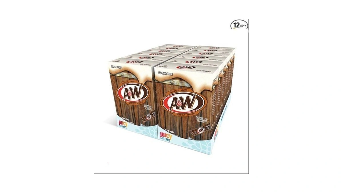 A&w, Root Beer – Powder Drink Mix - (12 Boxes,