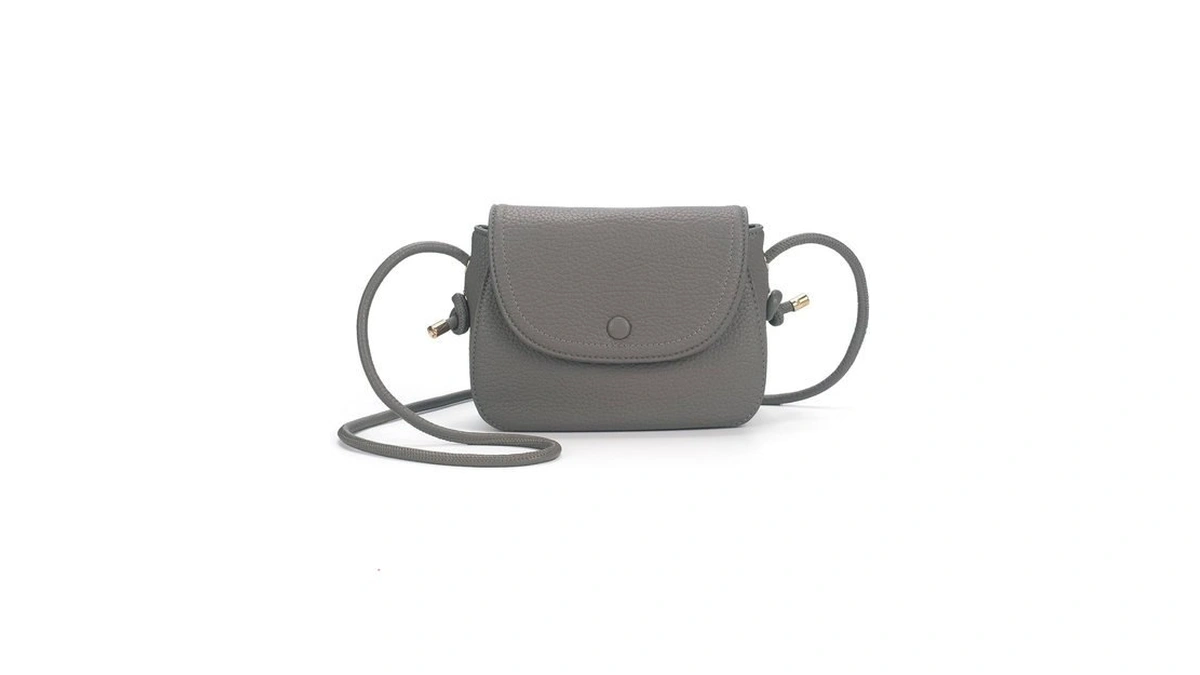 Ljctuly Crossbody Purses For Women, Leather Shoulder Bag Vintage Grey