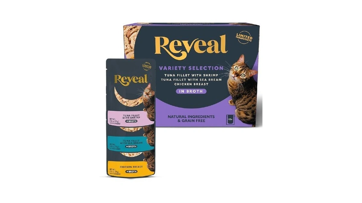Reveal Natural Wet Cat Food, 12 Count, Grain Free, Limited