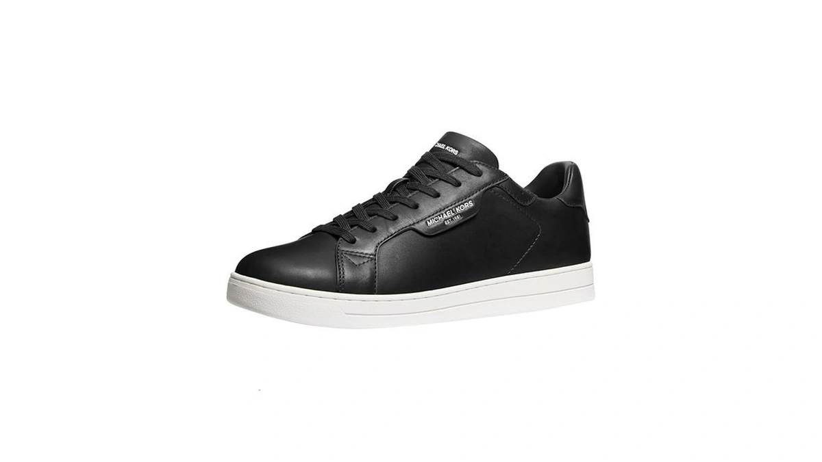 Michael Kors Men's Keating Lace Up Sneaker, Black, 10