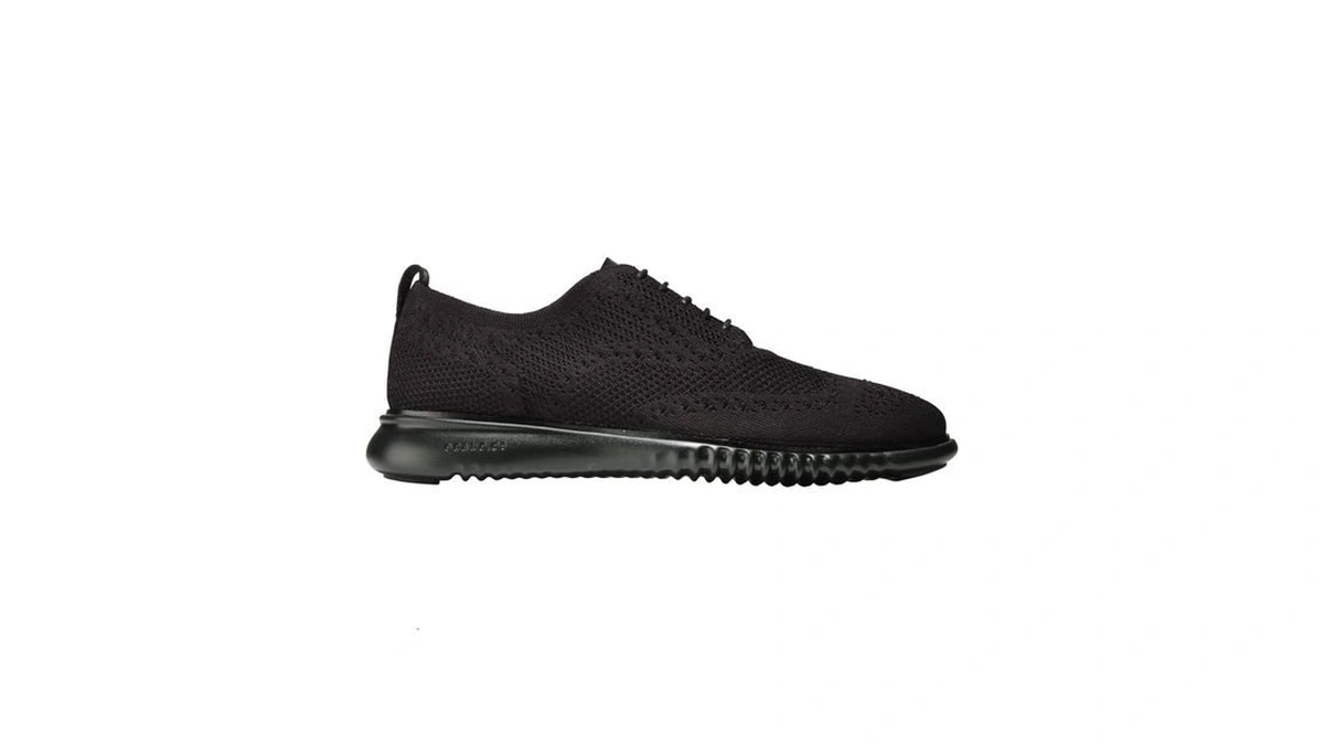 Cole Haan Men's 2.0 Zerogrand Stitchlite Oxford, Black/black, 9.5