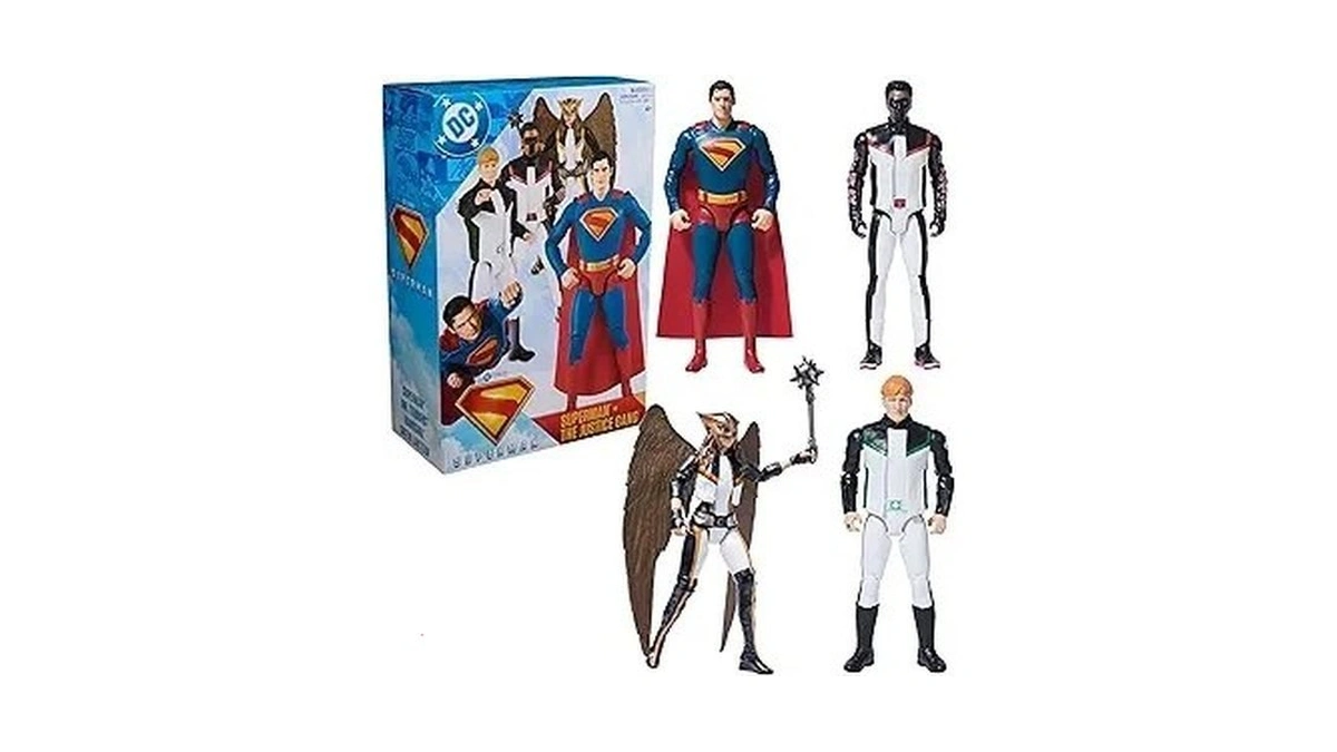 Dc Comics, Superman, Green Lantern, Hawkgirl, And Mr. Terrific 4-pack,