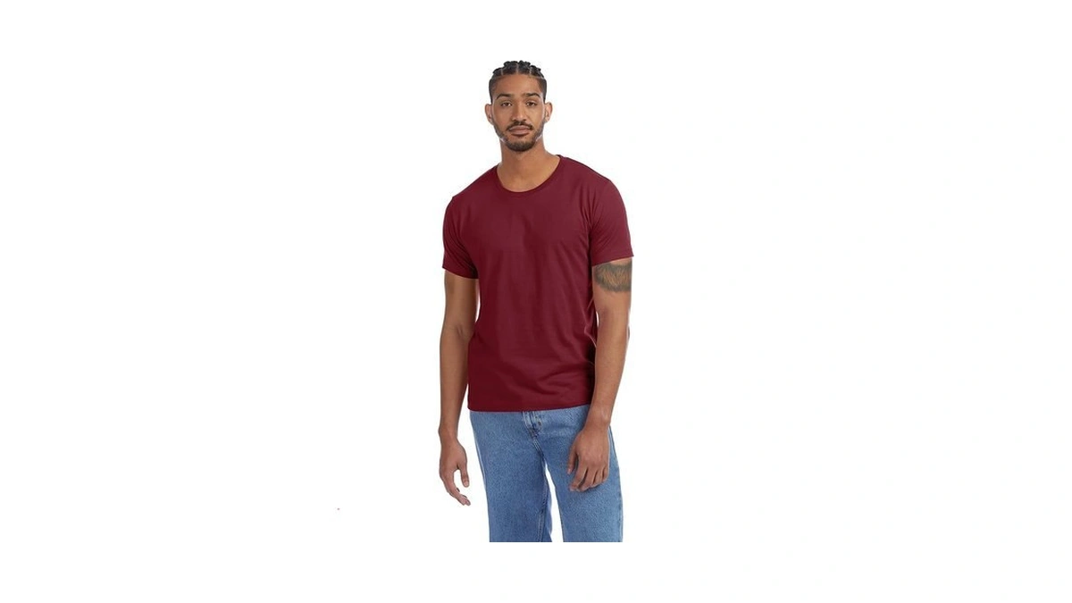 Alternative Men's Go-to Tee, Currant, Small