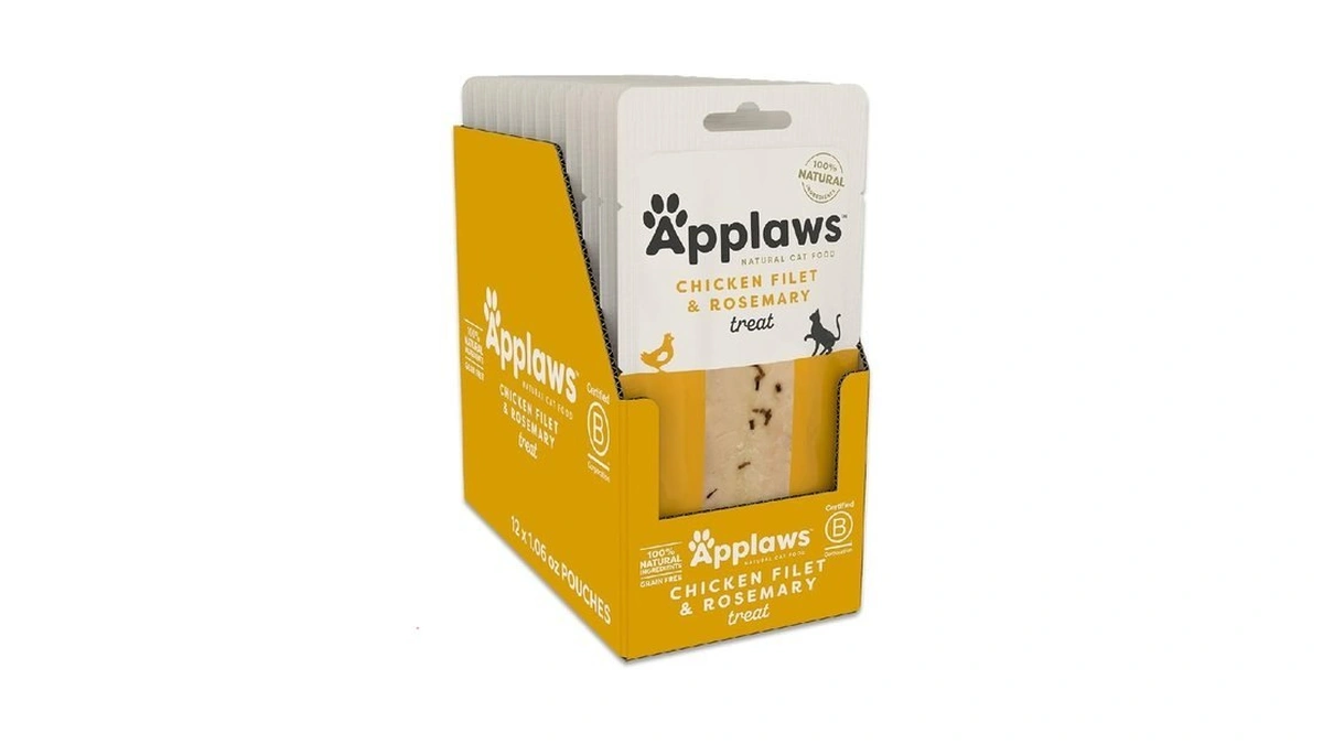 Applaws Natural Cat Treats, Grain-free, High-protein Whole Chicken & Rosemary
