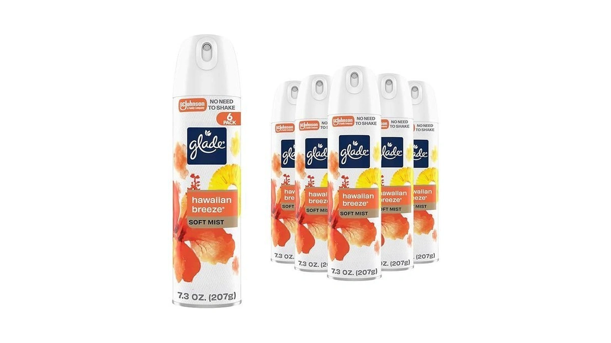Glade Air Freshener Room Spray, Hawaiian Breeze Scent, Odor Fighting