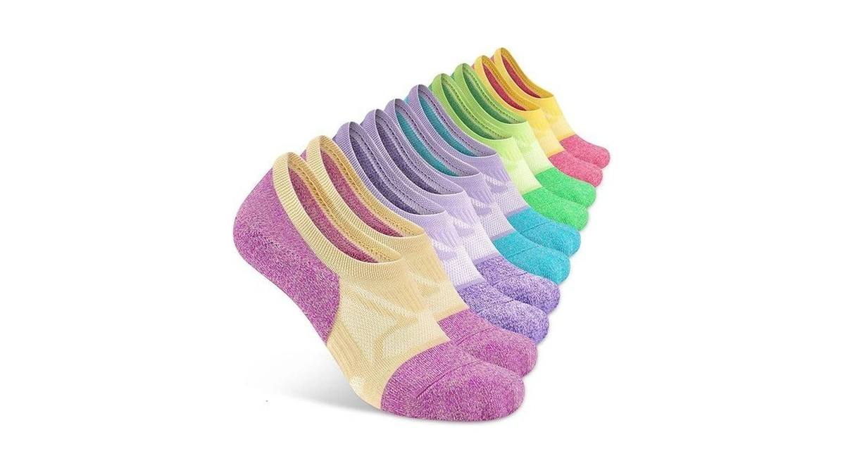 Gonii No Show Socks Womens Athletic Compression Running Low Cut