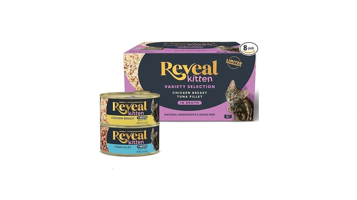 Reveal Chicken & Tuna Kitten Wet Cat Food In Broth