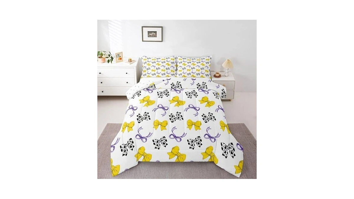 Amazon : Erosebridal Bowknot Comforter Set Twin |