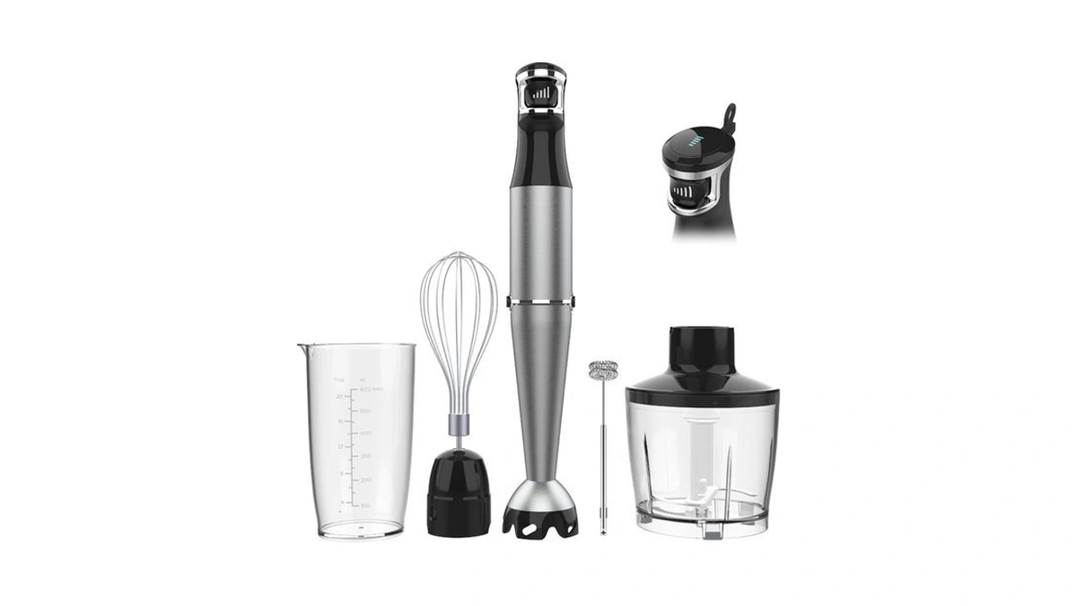 Turelar Immersion Blender Handheld Corded Hand Blenders Set 1100w, Trigger