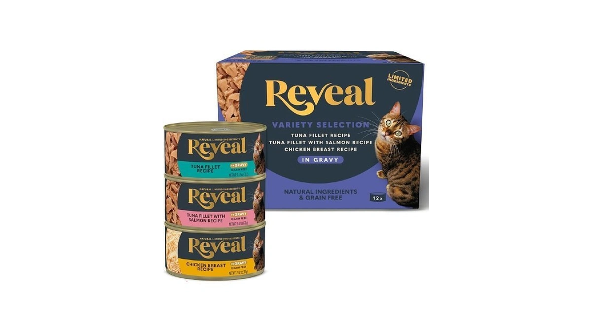 Reveal Fish & Chicken Variety Wet Cat Food In Gravy