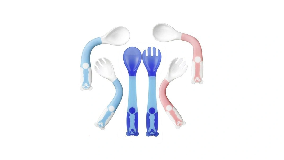 Pandaear Baby Bendable Utensils Spoons| Training Learning Feeding For Kids