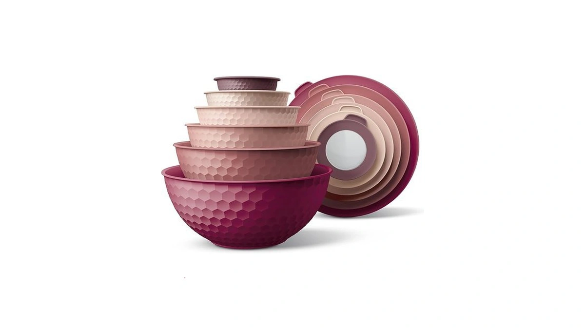 Cook With Color Mixing Bowls With Lids - 12 Piece