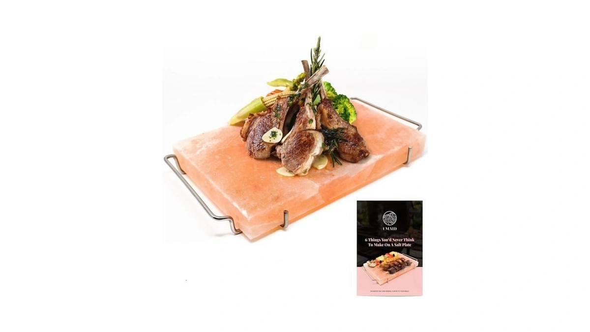 Umaid Himalayan Salt Block Cooking Plate 12x8x1.5 – Food Grade