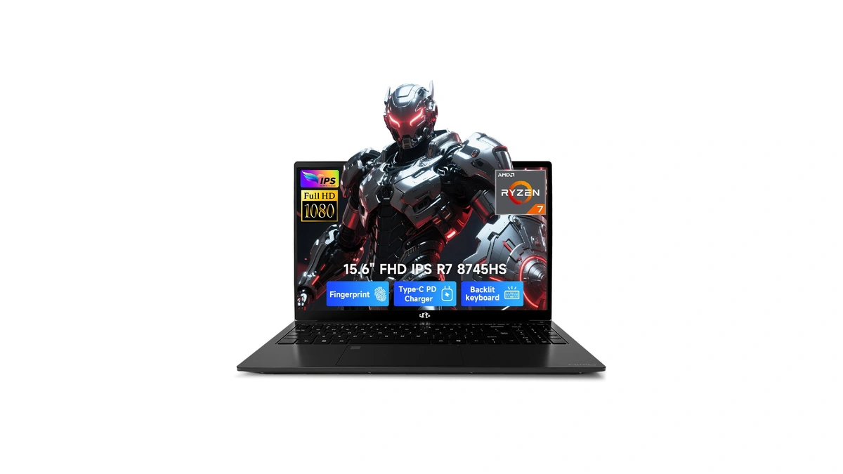 Nimo 15.6" Ips Fhd-gaming-laptop, 8 Cores Amd Ryzen 7 8745hs