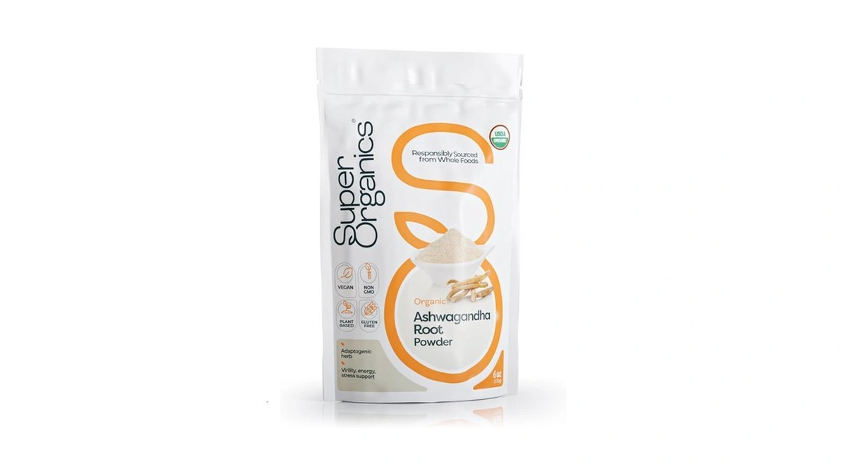 Super Organics Ashwagandha Root Powder – Organic, Vegan, Non-gmo, Gluten-free
