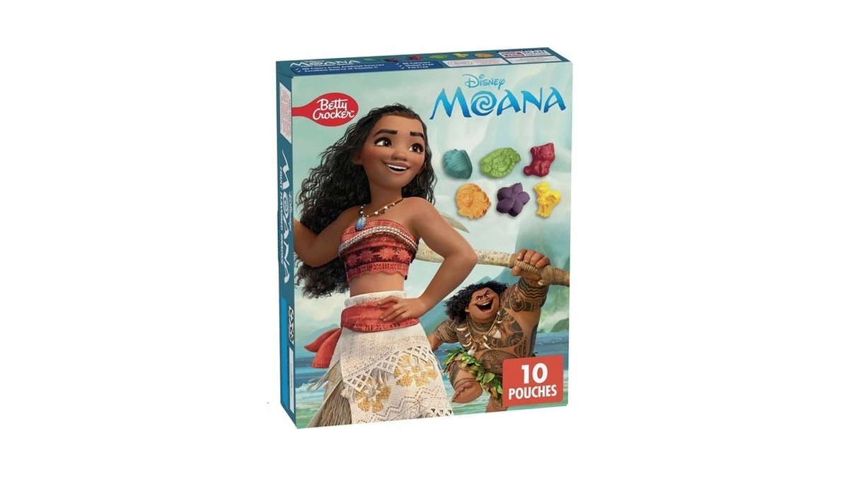 Disney Moana Fruit Flavored Snacks, Fat Free And Gluten Free
