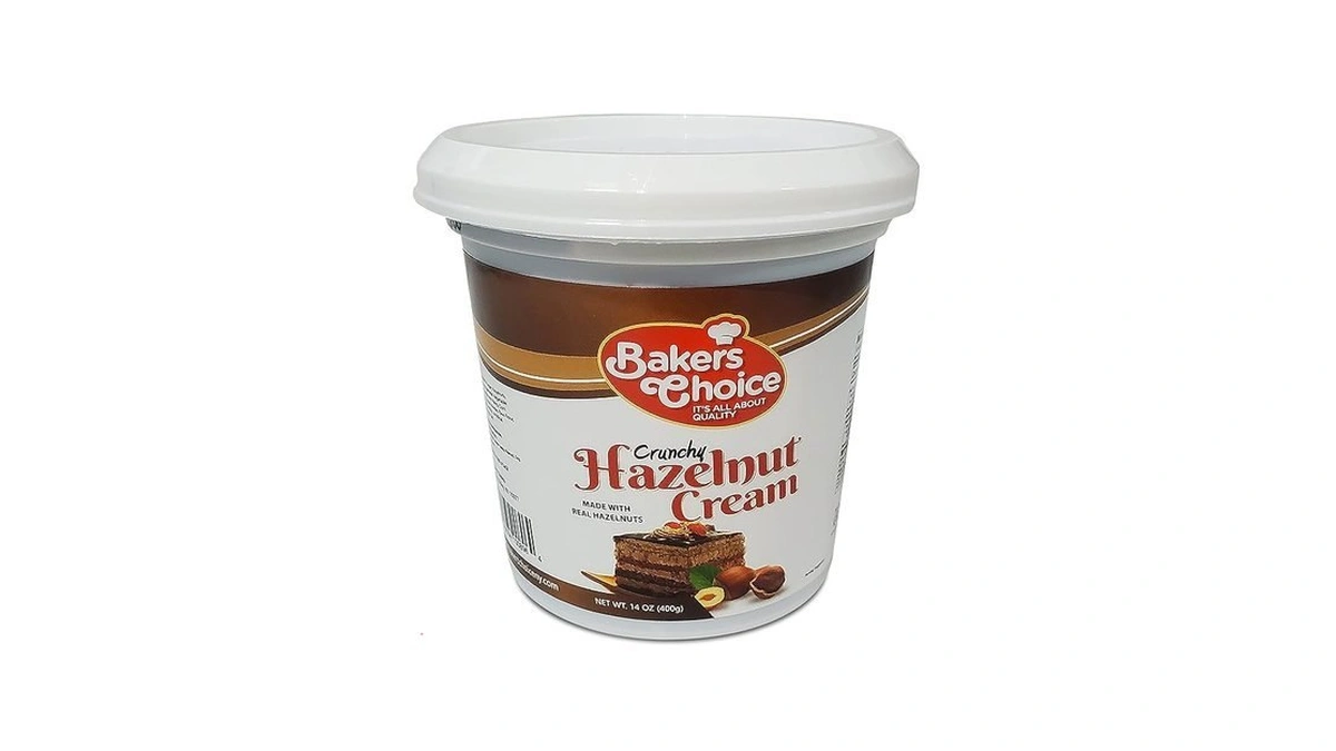Baker Choice Crunchy Hazelnut Spread Pastry Filling, 14 Oz. -