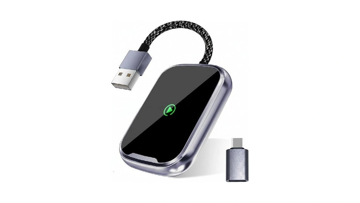 Tesheer Wireless Carplay & Android Auto Adapter 2 In 1,