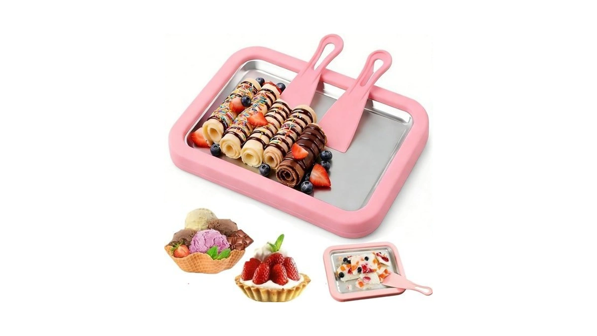 Rolled Ice Cream Maker, At-home Rolled Ice Cream Maker Kit,