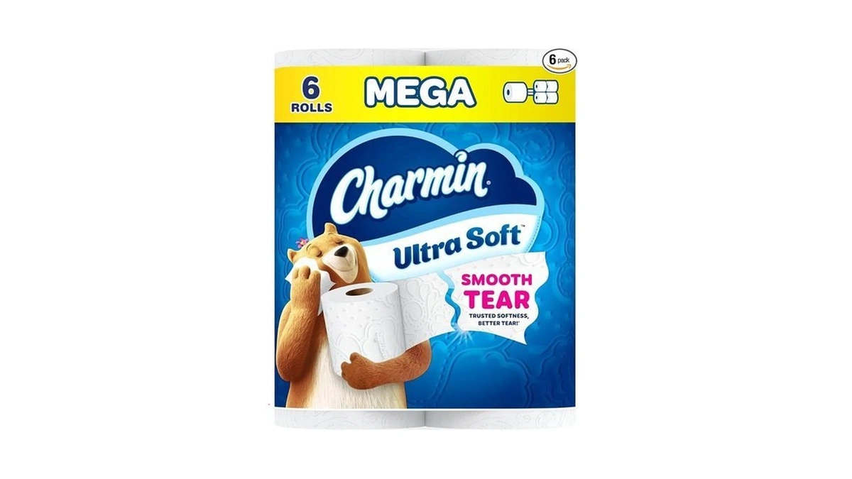 Charmin Ultra Soft Toilet Paper, 6 Mega Rolls = 24