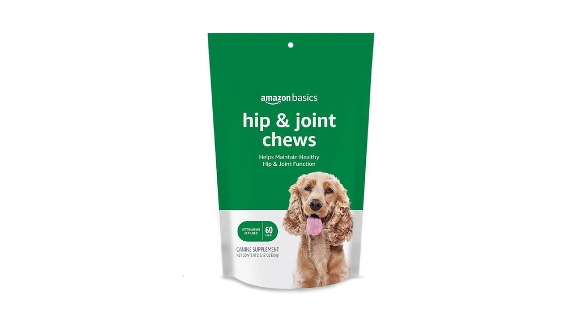Amazon Basics Dog Hip & Joint Daily Supplement Chews With