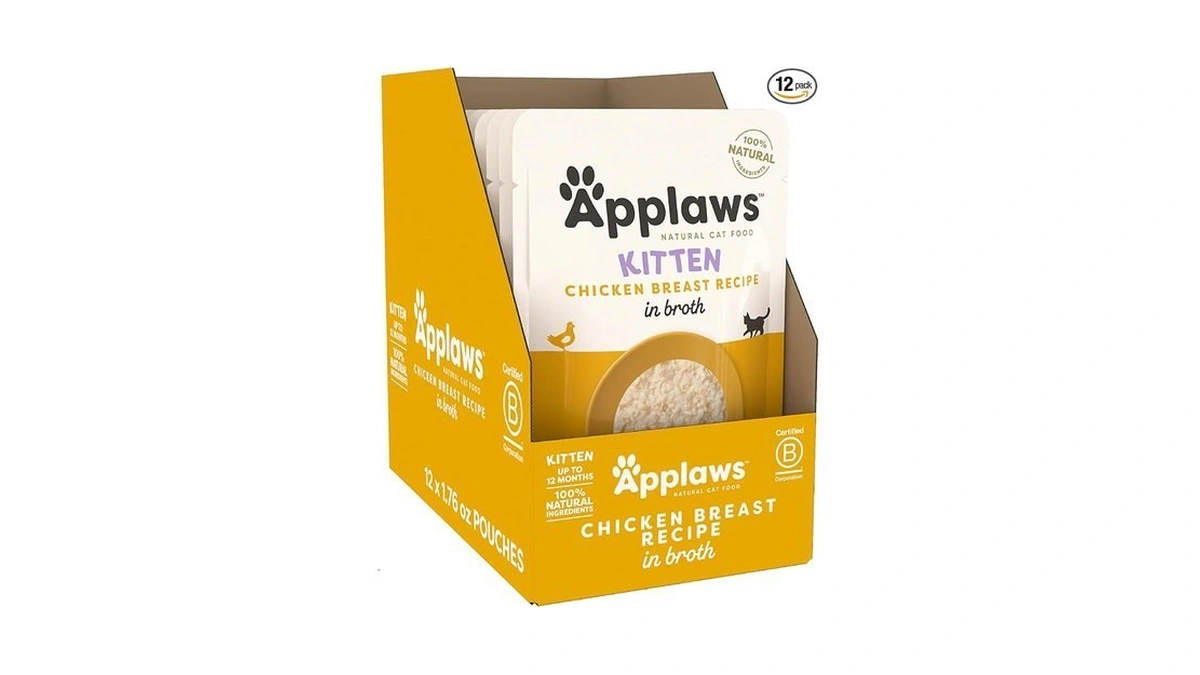 Applaws Natural Wet Kitten Food In Broth, Made With Limited