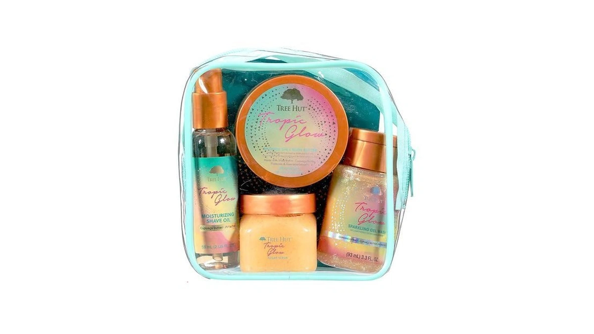Tree Hut Tropic Glow Everything Shower Gift Set For Women,