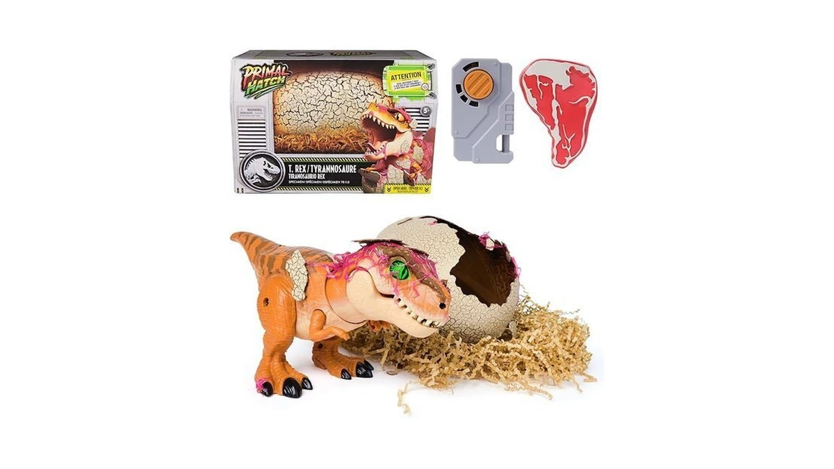 Primal Hatch Jurassic World Interactive Toy Dinosaur & Egg, Hatch