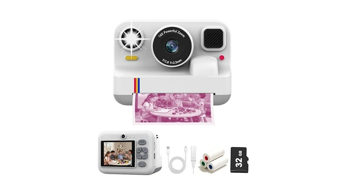 Instant Print Camera For Kids,instant Digital Camera,christmas Birthday Gifts For
