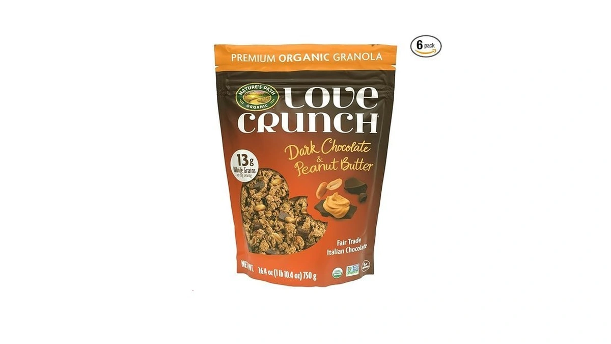 Love Crunch Organic Dark Chocolate & Peanut Butter Granola, 26.4