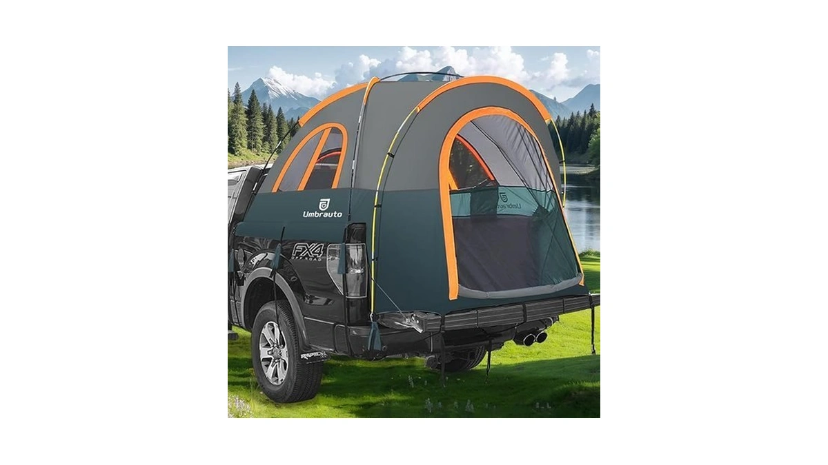 Truck Bed Tent 5.5-6ft: Easy Set Up Umburato Pickup Truck