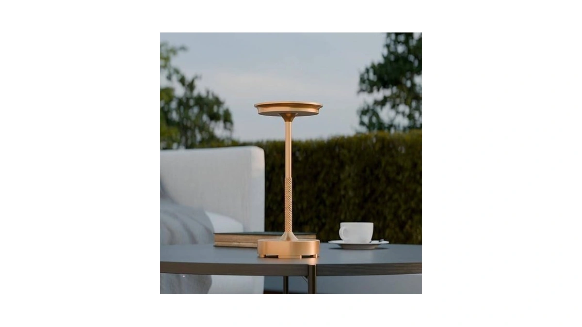 Globe Electric 60000177 10.5" 2w Led Integrated Outdoor Table Lamp,