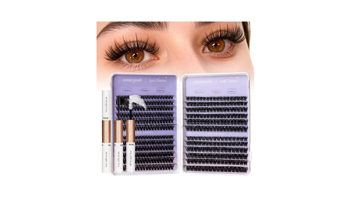 Ocean Pearl Lash Clusters Kit 564 Pcs, Eyelashes, Spike-effect Cluster