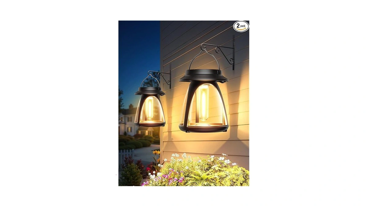 Amazon code: Bucasa Solar Lanterns Outdoor Waterproof