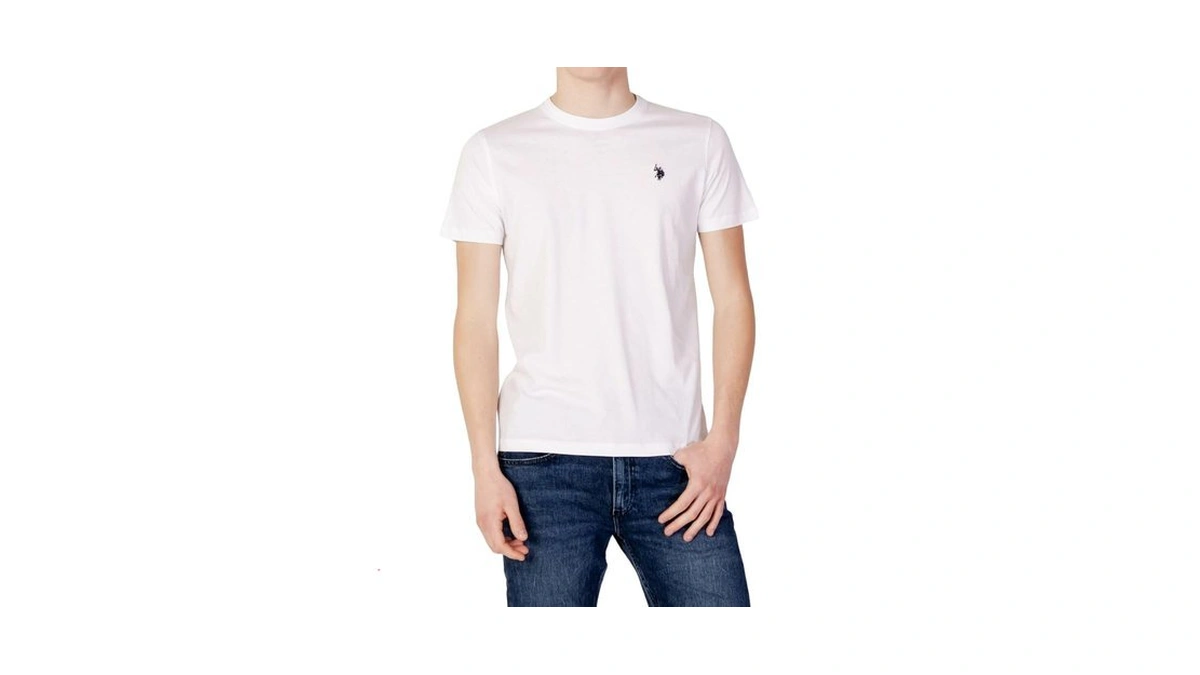 U.s. Polo Assn. Men's Crew Neck Small Pony T-shirt, White,