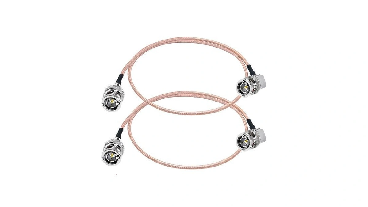 Tuolnk 2pcs Rg179 Bnc Jumper Cable, 75ohm Bnc Male To