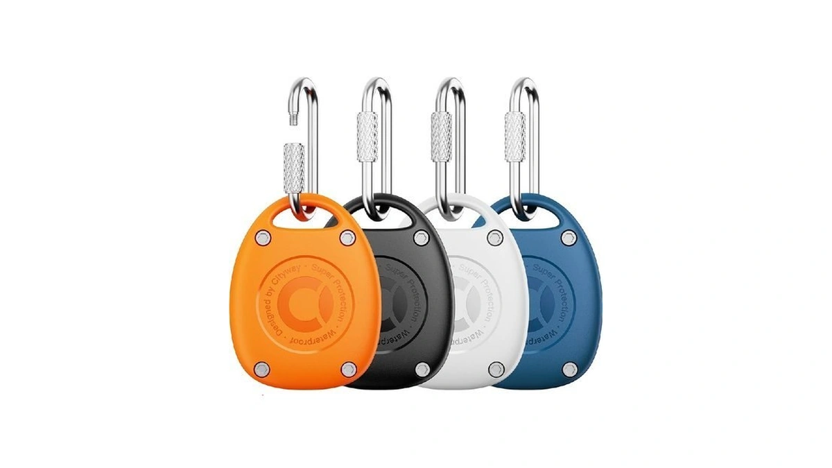4 Pack Waterproof Case For Airtag (gen1&2) [screw Lock Carabiner]