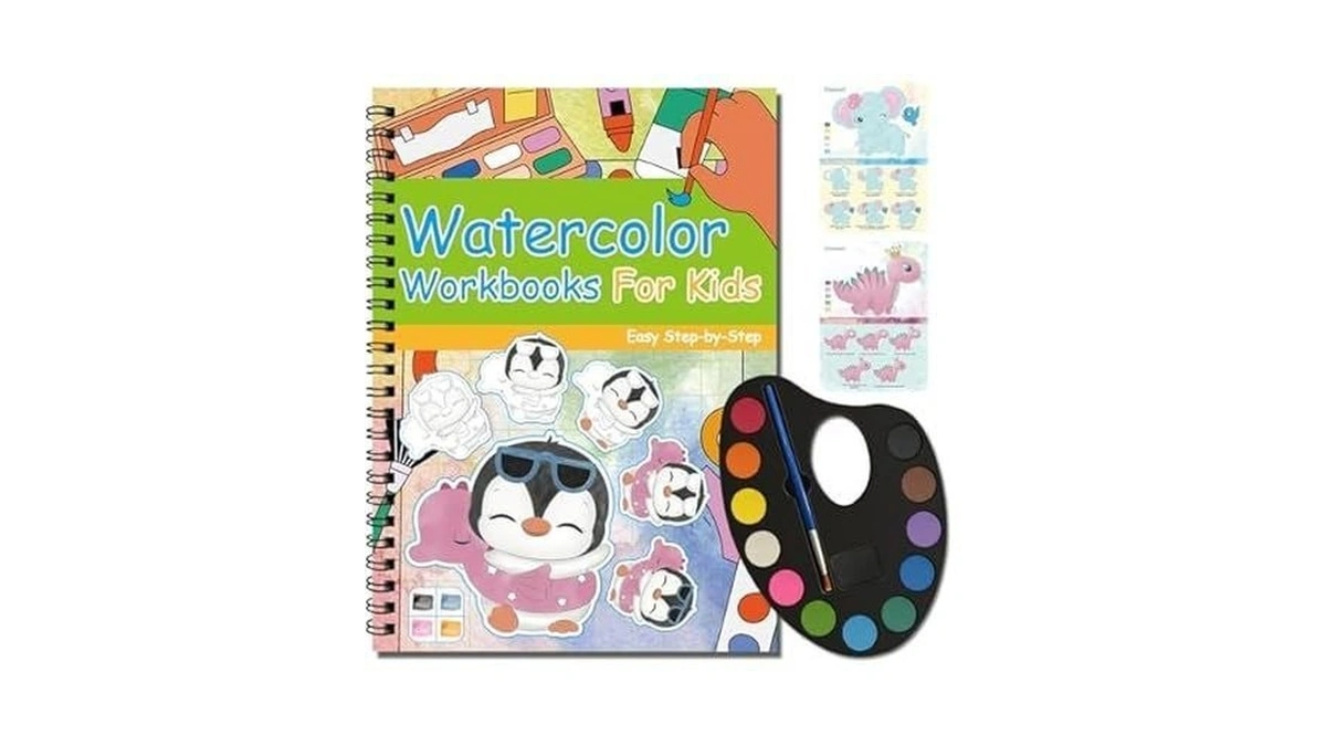 Kalysky Paint With Water Books For Kids Ages 2-4 4-8,