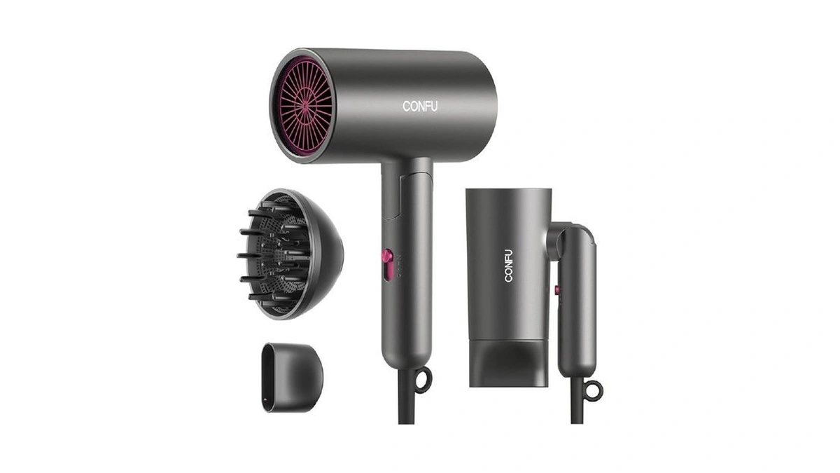 Confu Diffuser Hair Dryer For Curly Hair,1500w Fast Drying Blow