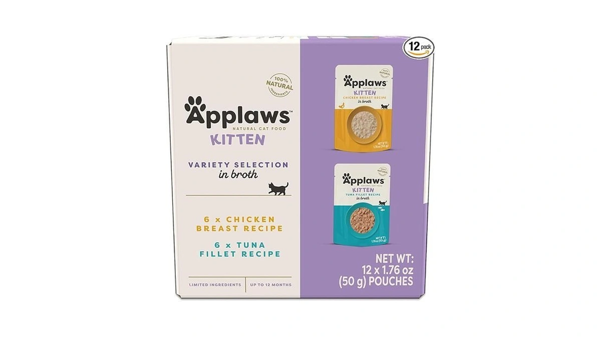 Applaws Natural Wet Kitten Food In Broth, Made With Limited