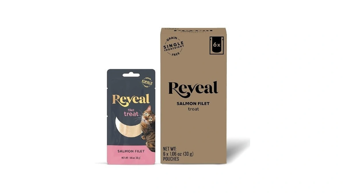 Reveal Natural Cat Treats, 6 Count Single Ingredient Treat For