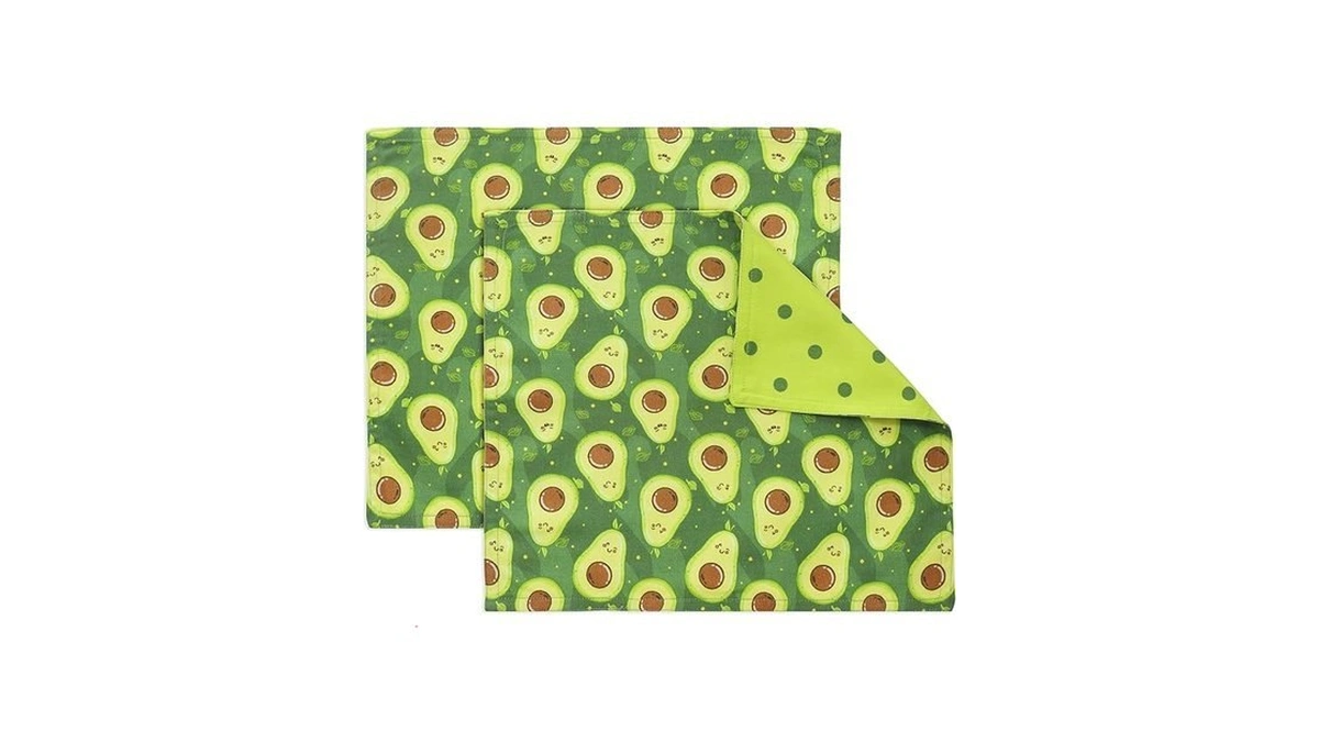 Purpleessences Reusable Cloth Placemats | Reusable, Eco-friendly | 15"x13", 2-ply,